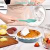 4pcs Heat Resistant Silicone Spatula Set: U-Taste 600ºF High Temp Seamless BPA-Free Food Grade Flexible Rubber Silicon