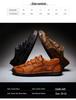 Hot Selling Men's Casual Leather Shoes - New Spring 2020, British Style, Versatile Low-Top Handmade Youth Footwear