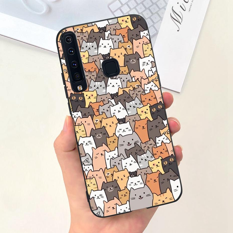 Hülle Für Samsung Galaxy A9 (2018) Niedliche Cartoon-Bonbonfarbene Weiche Silikon-Handyhüllen Für Samsung A9 2018 SM-A920F A9200 Bumper