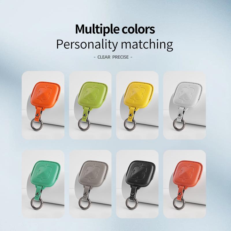 car Key protection shell Sheepskin For For zeeker 001 009 zeeker X intelligent Bluetooth key case Auto keychain accessories