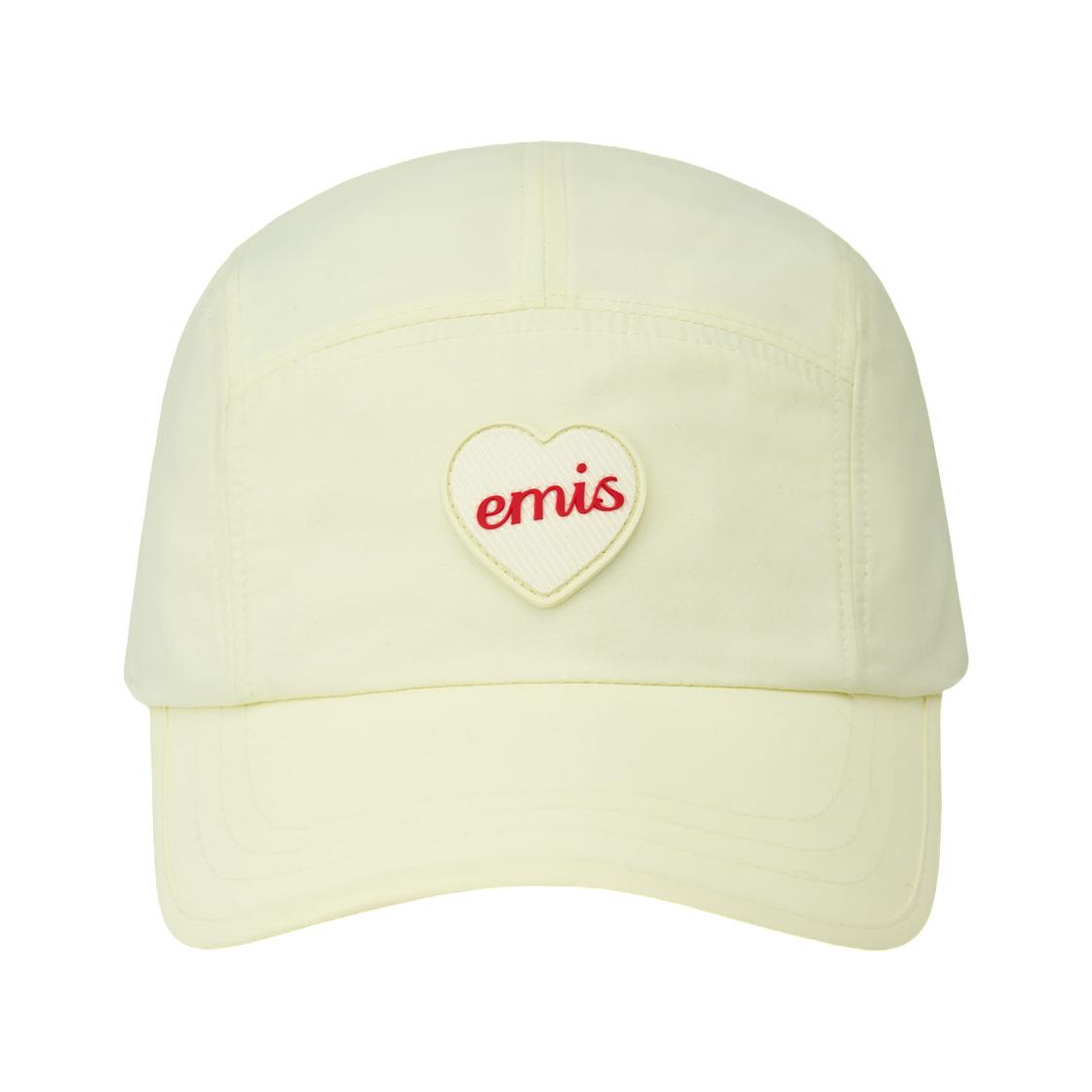EMIS Heart Rubber Patch Camp Cap Ivory ONE SIZE