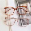 Elegant Women Large Frame Square Reading Glasses Fashion Green Prescription Eyewear Female Anti Blue Light Computer Glasses +2.5