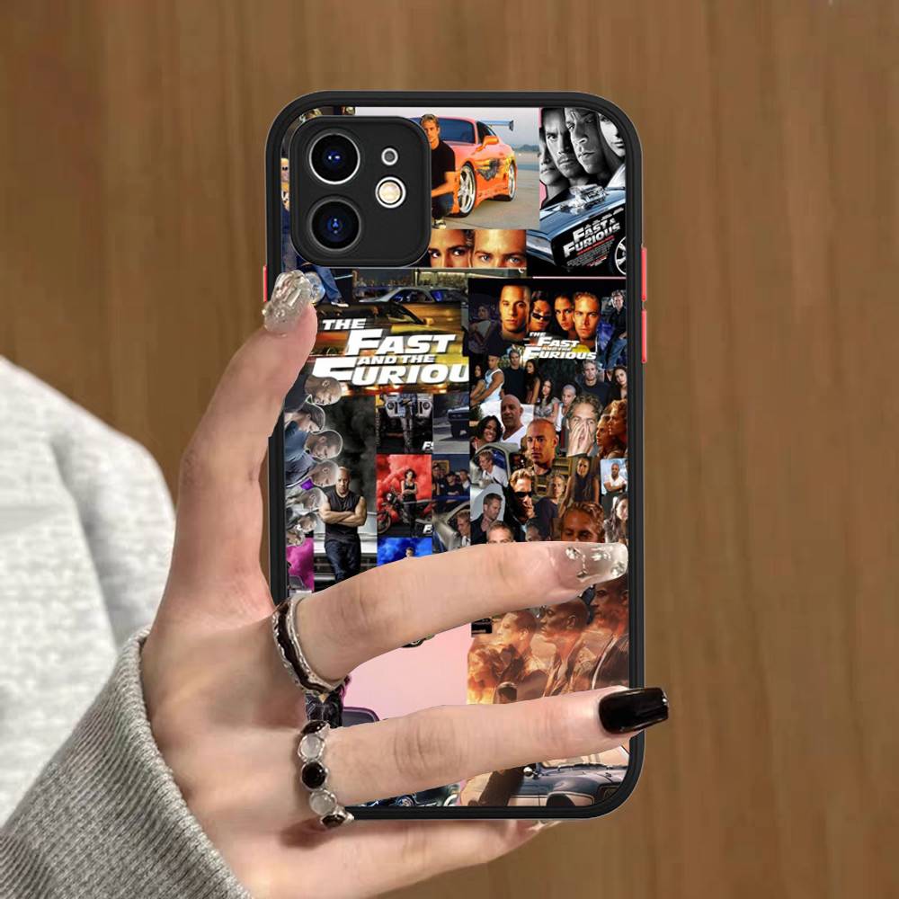 Movie Series Fast F-Furious For IPhone Air 16 15 14 Plus 13 12 11 Pro Max Matte Cover Jelly Shockproof Phone Case