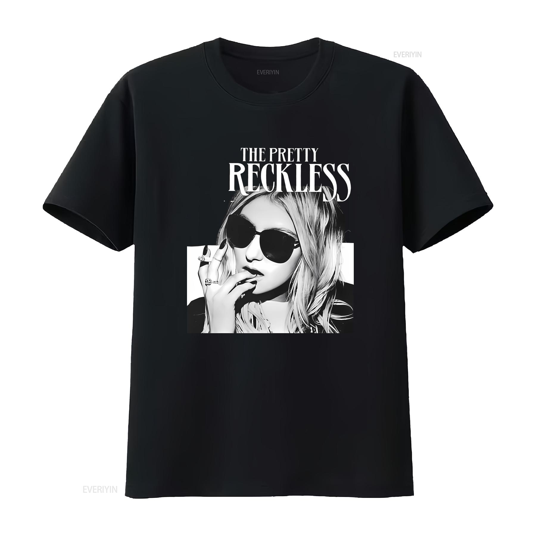 

Stylish The Pretty Reckless Band T Shirt Available in Black Sizes S 2345XL vintage Washed homme designer clothes Slightly 4XL