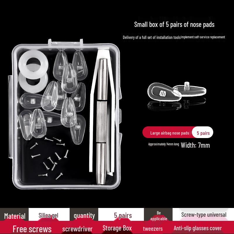 

Супермягкий противоскользящий силиконовый набор носоупоров для очков с поддержкой воздушной подушки