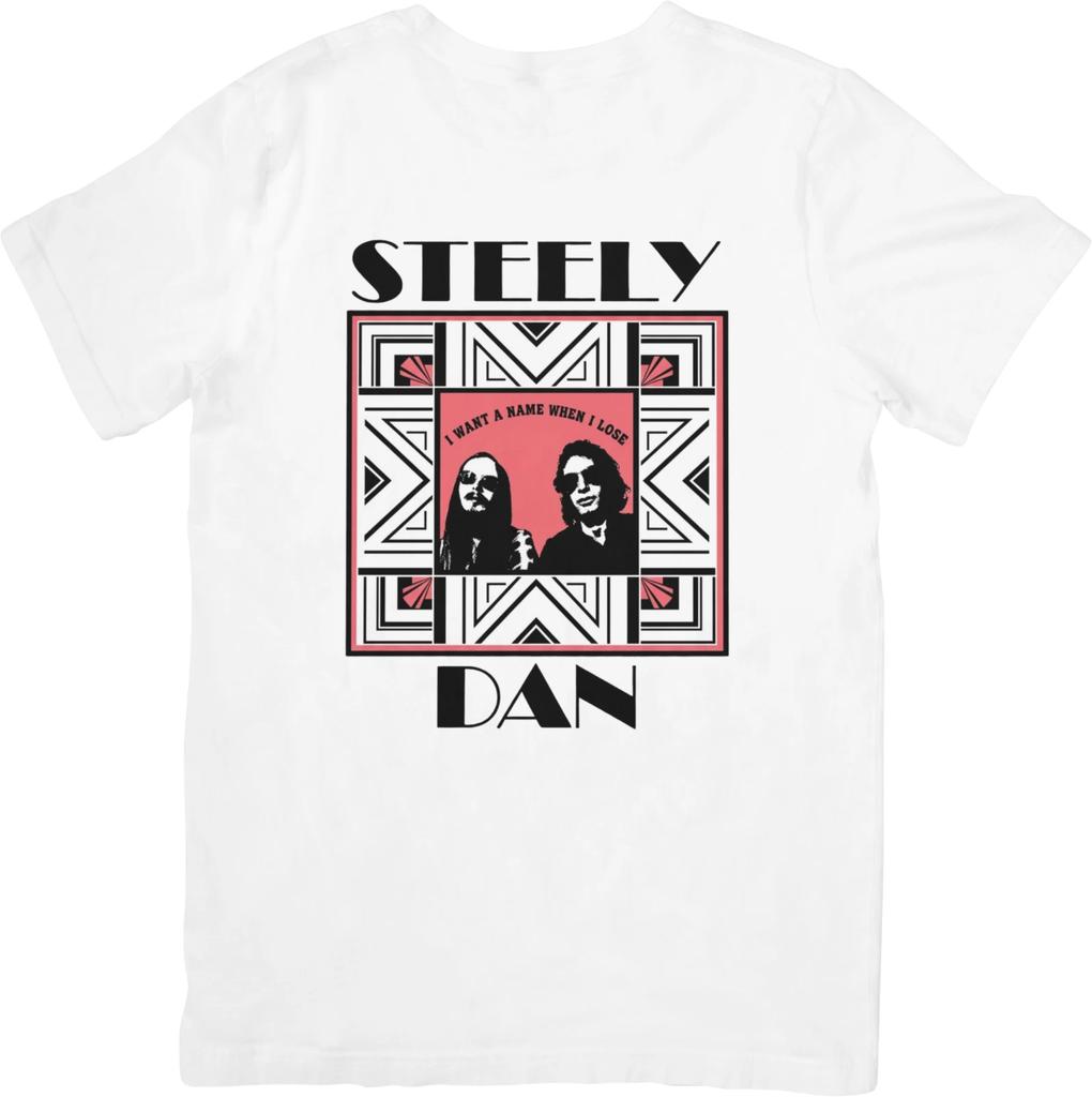 Steely Dan Vintage Retro Passform für Herren & Damen Qualitäts-Baumwoll-T-Shirts