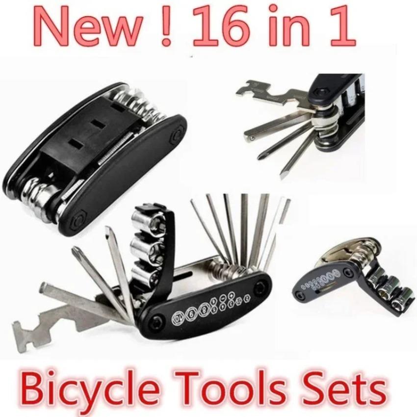 1 Pcs New Convenient Carrying and Space Saving Outdoor Repair Tools Multi in One Foldable Portable Bicycle Repair Kit