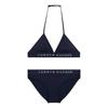 Girls Triangle Halter Neck Bikini Set