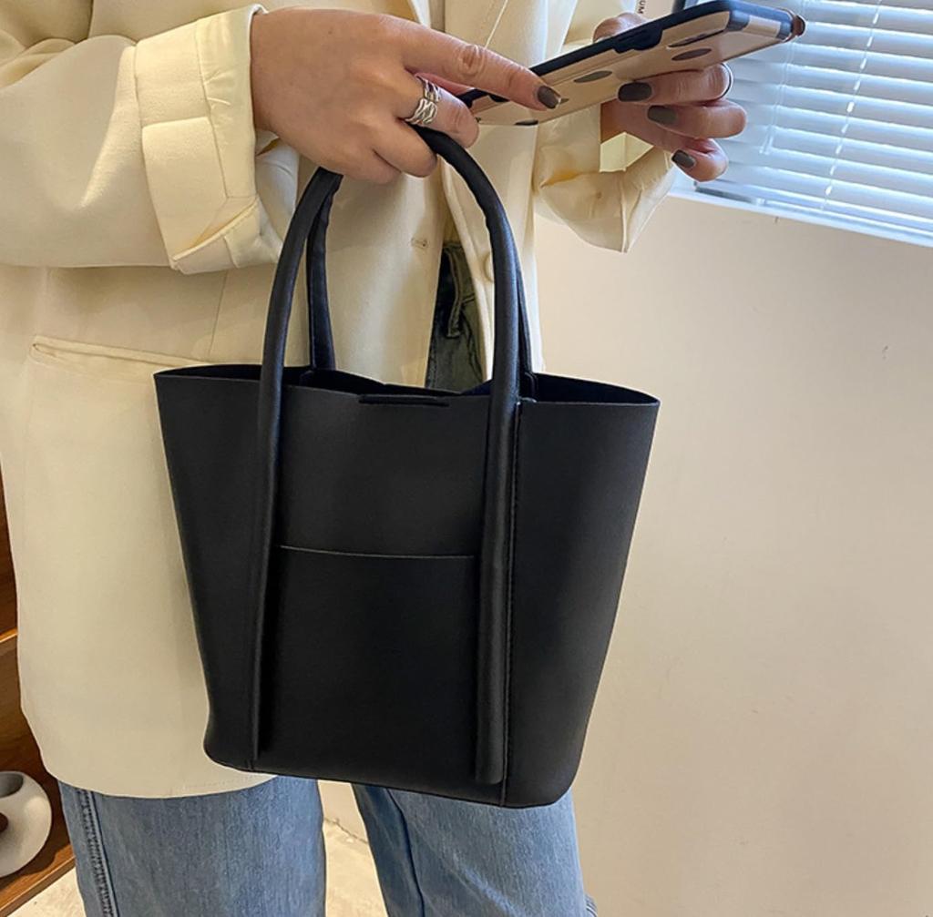 Tote for Commuting To Work or PU Formal [NICE SELECTION] Women's Handbag, Small, Bag, Handbag, School, Leather, Lightweight, Plain, Tote-style,