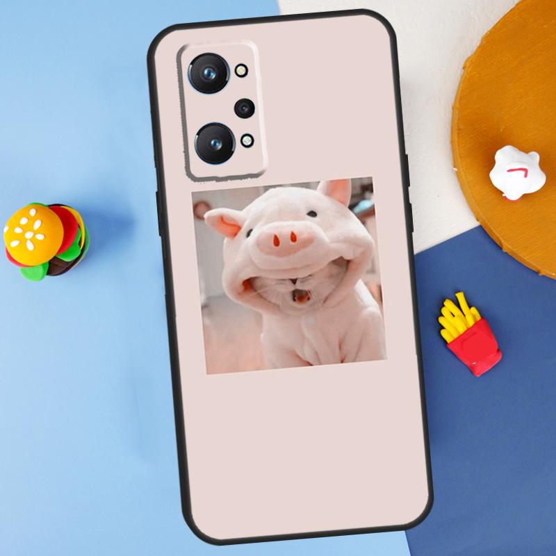 Pink Aesthetic Cute Cat Animal For Realme GT7 Pro GT 6T 6 5 C67 C61 C55 C53 C51 C21Y C25S C75 10 11 12 13 14 Pro Plus Case