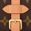 Louis Vuitton Monogram Canvas Saddle Bag With Detachable Shoulder Strap Mini Women Shoulder Bag Brown M46643