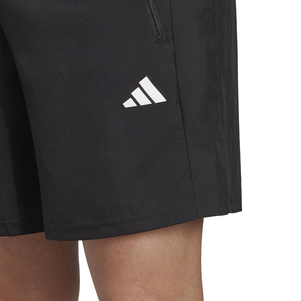 Adidas Train Essentials Woven Training Shorts QF268 Men's Black/White (IC6976) J/S9