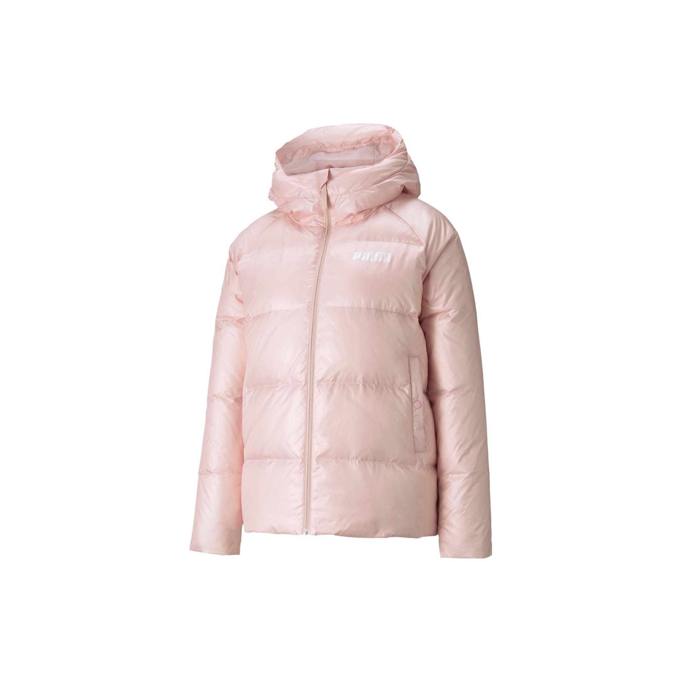PUMA Women s Short Hooded Down Jacket Light Pink 846360-36 S