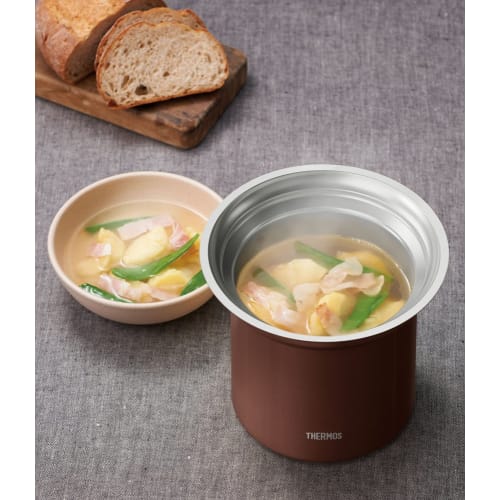 Thermos Vacuum Insulated Table Soup Jar 1L Mocha KJC-1000 MC