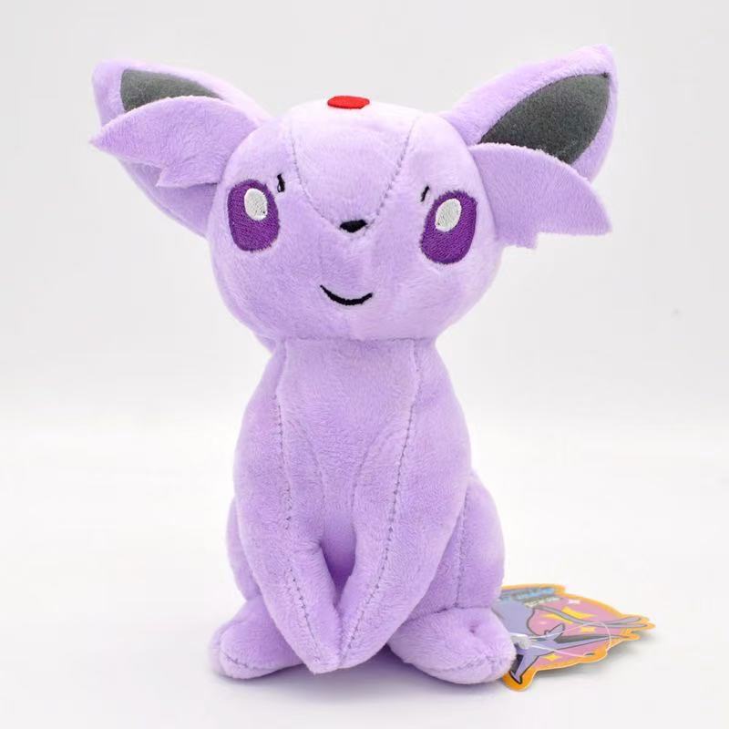 24cm Pokemon Sylveon Eevee Plush Doll Stuffed Toy Kawaii Pink Fairy Elf Maiden Decorations Gift