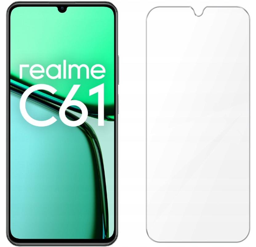 3x Tempered Glass for Realme C61 - Screen Protector 2.5D, 9H 3-PACK