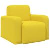 Armchair Light Yellow Fabric