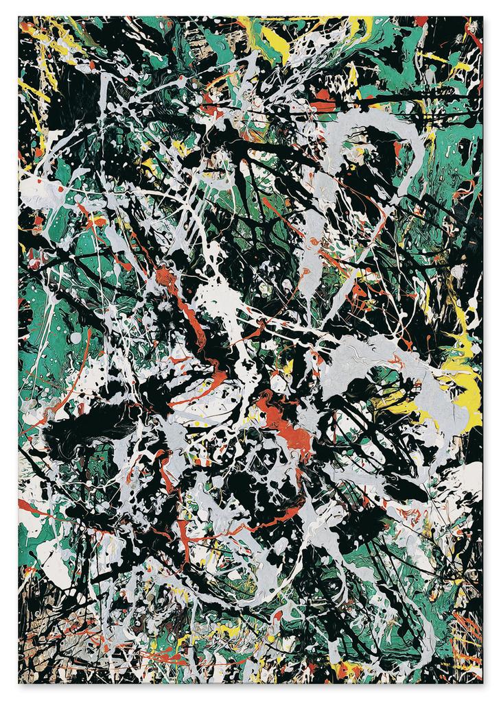 Canvas Painting Jackson Pollock Abstraction