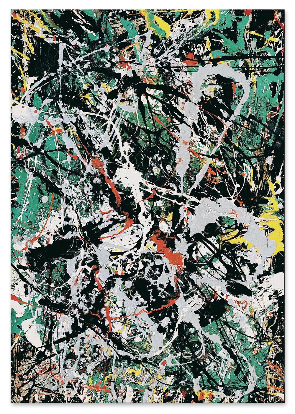 Obraz na płótnie Jackson Pollock abstrakcja