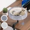 Cat Table Bed Round 360 Rotating Adjustable Height Cat Bed Circular Cats Puppy Beds Office Desktop Accompany Pet Supplies