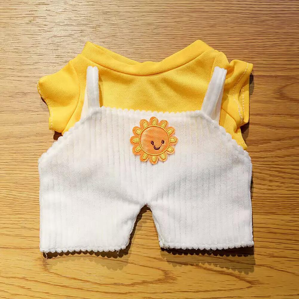 

Для куклы-утки LaLafanfan Модная одежда Комбинезон Одежда для куклы Сочетание цветов Толстовки Аксессуары для кукол Милое украшение Маленькая одежда 02#