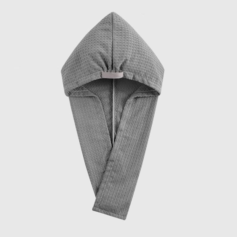 Ultra Absorbent Quick Dry Hair Towel Cap Women Thick Microfiber Bath Hat Long 26x65cm