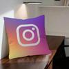 Pillow Gift Home Office Decoration Bedroom Sofa Car Cushion Cover case x Logo Instagram fun