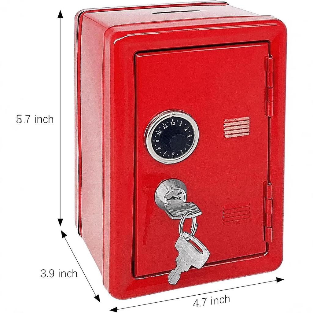 Kreatives Metall-Sparschwein: Kindersparschwein mit Schloss