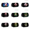 Ghostbusters Pattern Double Layer Flip Cover Stationery Storage Bag For Students