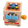 Wooden Activity Cube Board Educational Bus Shape Electronic Switch Simulation Sensory Baby Toy