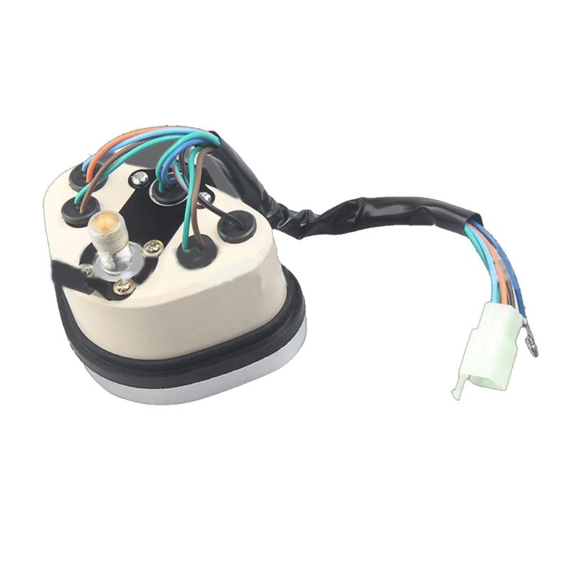 12V Universal Motorcycle Odometer Speedometer With Backlight Pointer Tachometer Headlight Turn Signal Indicator