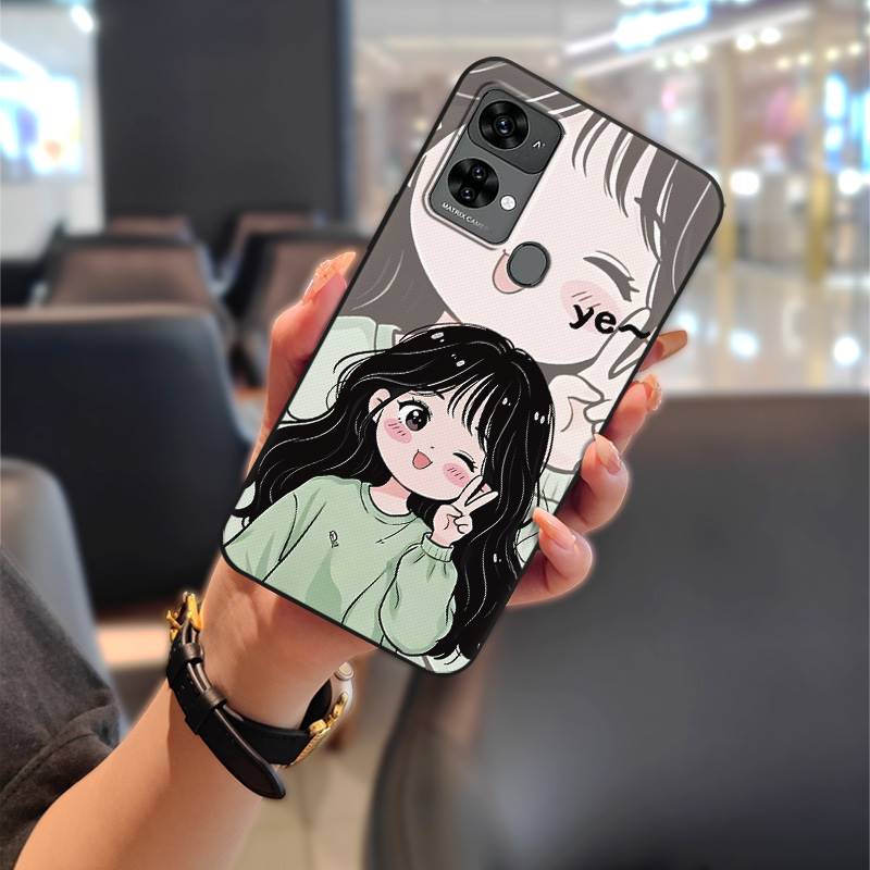 Couple Fashion Design Phone Case For Oukitel C33 Back Cover Phone Pouch TPU Cute Silicone Protective Cartoon Shockproof