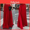 Skirt Solid Color Large Women Hem Aline Long Skirt Work Leisure Skirt Streetwear