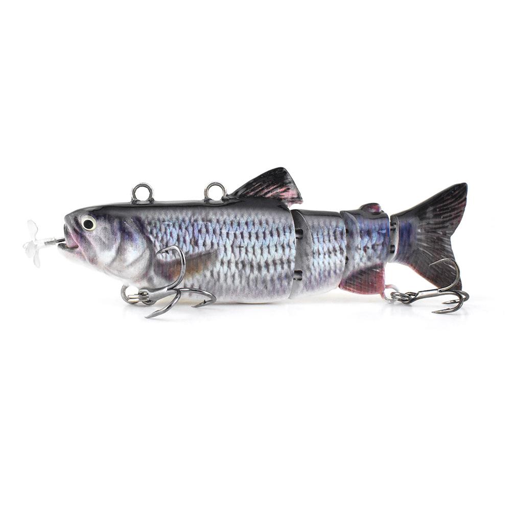 Esca Intelligente Automatica da Nuoto 130mm 35g: Robot Pesce Elettronico con Elica