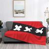 Amsterdam Flagge Eine ultraweiche Mikrofleece-Decke