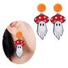 Flowers Stud Earring Cute Spook Dangle Earrings for Women Girls Thanksgiving