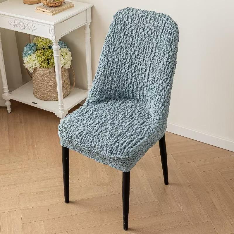 

Плавающее облако большой изогнутый бытовой универсальный эластичный чехол для стула чехол для табурета мятая ткань чехол для сиденья обеденного стула легкий роскошный бытовой 40cm