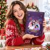 2D Acrylic Advent Calendar with Pendant Ornaments for Holiday Countdown