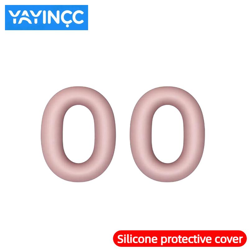 

YAYINCC 360° All-round Protection Silicone Protective Case for Sony WH-1000XM6 Rose Grey headset Skin friendly Washable durable