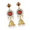 Fashion Diamonds Accented Pearls Earrings Zinc Alloy Construction Twist Lock Closure Comfortable For Extended Use