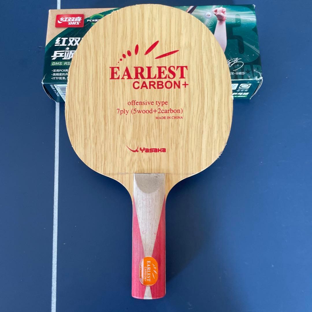 Used Yasaka EARLEST CARBON+ table tennis racket