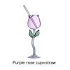 Bicchiere da champagne a forma di rosa, bicchiere da vino rosso, bicchiere da cocktail da bar, bicchiere da coppa per San Valentino e matrimonio