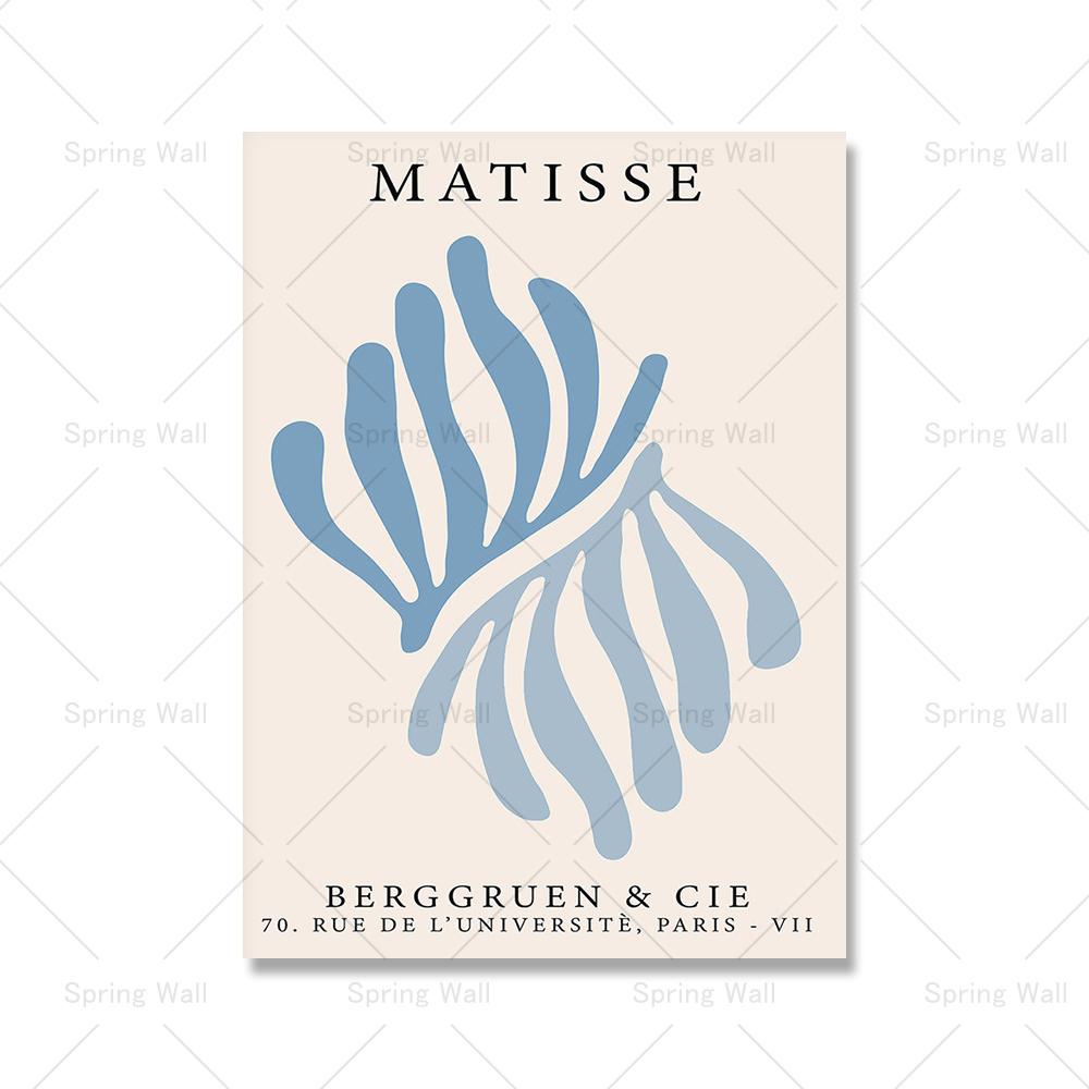 

Синий Матисс Яёи Кусама Баухаус Цветочный рынок настенная живопись на холсте скандинавские постеры печатает настенную картину для декора гостиной 21x30cm No Framed