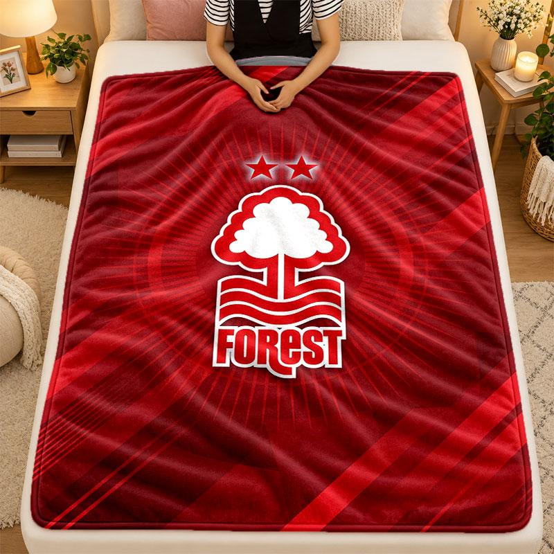 Flannel BlanketNottingham Forest Warm Soft Throw Blanket for Indoor Sofa Bed Living Room Use