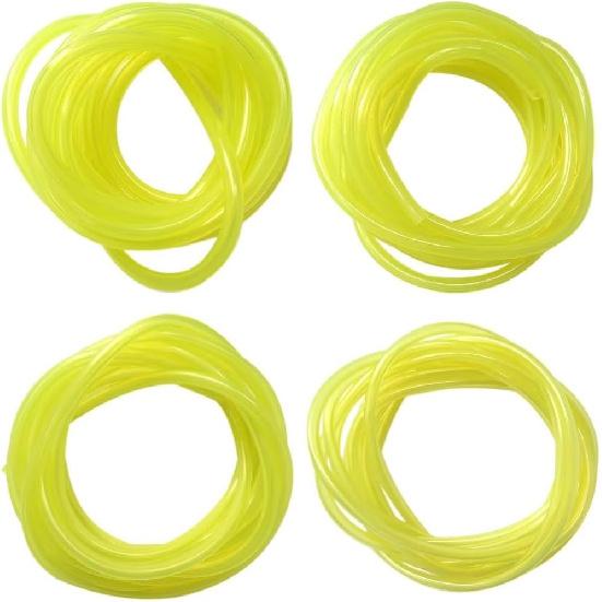 4 Sizes Gas Fuel Line Hose Yellow 8FT Fuel Tube for 2 Cycle Small Engine