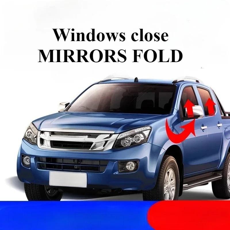 Windows Closer Mirror Folding for ISUZU D-MAX  ISUZU MUX Auto Remote Window Close Side Mirrors Automatically DMAX Accessories (LHD) DMAX 2021-25