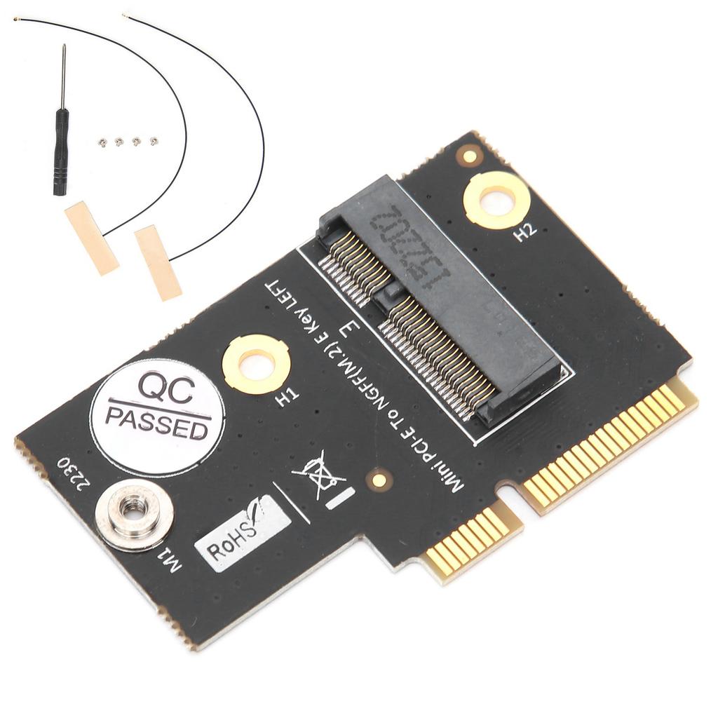 M.2 NGFF Key E to LowProfile Mini PCIE Adapter Converter Wifi for intel AX200 Lenovo Y510P