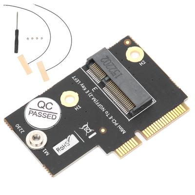 M.2 NGFF Key E To LowProfile Mini PCIE Adapter Converter Wifi for Intel AX200 Lenovo Y510P