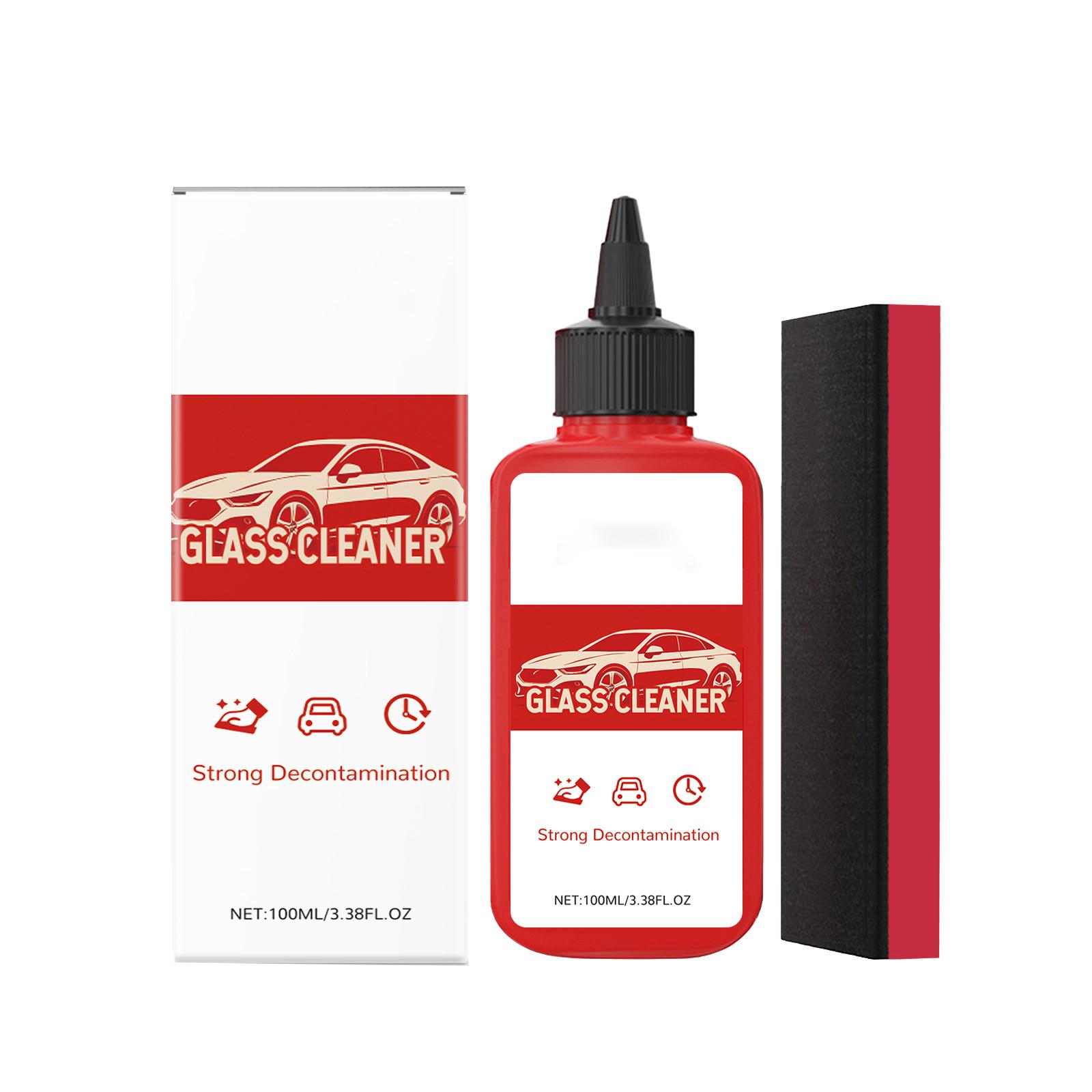 

Высокоэффективное средство для удаления масляной пленки со стекол автомобиля, очиститель лобового стекла, средство для удаления водяных знаков 100 мл One Size красный