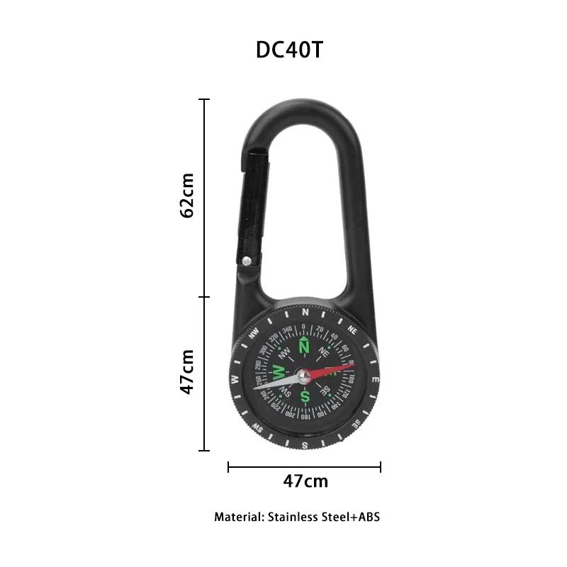 Outdoor Single-sided Compass, Backpack Keychain, Luminous Navigation Portable Small Tool, Children s Hiking Navigation Tool